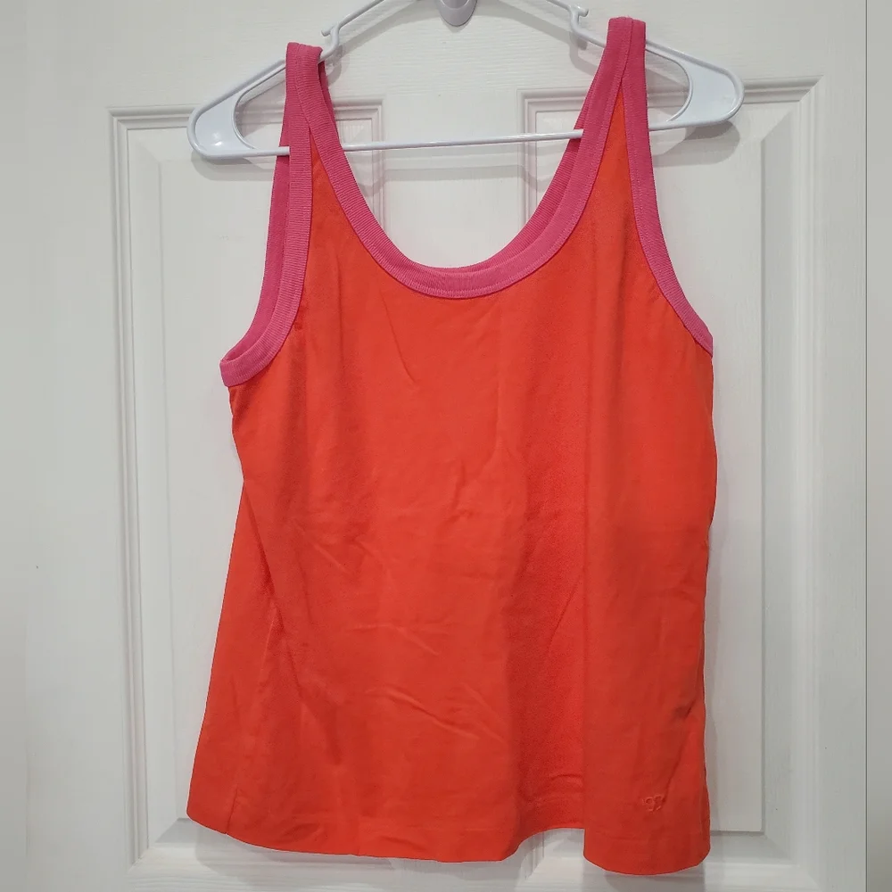 Tory Burch Tops Tory Burch Lawrence Contrast Binding Tank Top Size: Medi…
